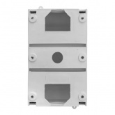 Бокс пластиковый накладной EKF PROxima КМПН 1/4 4 модуля, белый