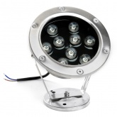 Подводный светодиодный прожектор LL-824 9LED 9W 2700К 24V 850Lm IP68 140x80x160mm нержавеющая сталь