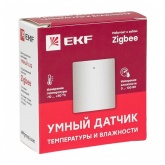 Датчик температуры и влажности с возможностью отправки уведомления Zigbee EKF Connect