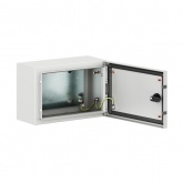 Шкаф навесной металлический влагозащищенный DKC STE 200x300x150мм с монтажной платой IP66