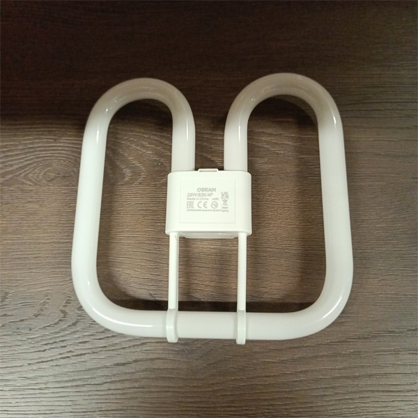 Компактная энергосберегающая лампа КЛЛ мощностью 28 Вт с цоколем GR10q 4p для электромагнитных ПРА (ЭмПРА)