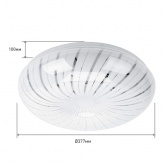 Светильник светодиодный ЭРА SPB-6 Медуза 24-4K (A) 24W 4000К 1850Lm 405х115 510324