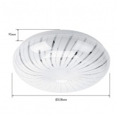 Светильник светодиодный ЭРА SPB-6 серия Медуза 18-4K (A) 18W 4000K 1400Lm 335x98 510317