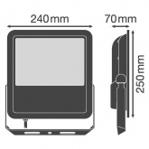 Прожектор светодиодный FL 90W 6500K 10000Lm IP65 черный Ledvance