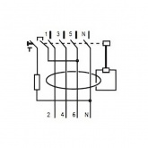 УЗО YON MAX электромеханическое MDL100 63A 100mA тип АС 4P DKC (ВДТ)