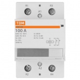 Контактор модульный КМ100/2-100А 2НЗ 230В АС TDM 3 модуля