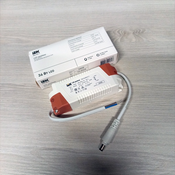 Источник питания MG-40-600-01 E, для светодиодных светильников 36Вт 10мм, ИЭК