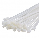 Стяжка Systeme Electric кабельная нейлоновая 300х3,6 в пакете с замком ЗИП-ЛОК белая [уп.100шт]