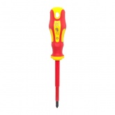 Отвертка диэлектрическая крестовая EKF Basic Master PZ2x100 мм VDE 1000В