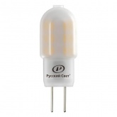 Лампа светодиодная Русский Свет RS LED C 2W 2700K 220V G4 200Lm теплый свет