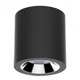 Светильник светодиодный Вартон DL-02 Tube накладной 160х150 32W 4000K 35° RAL9005 черный матовый