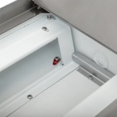 Лючок напольный EKF С-Line 6 под 6 механизмов 45х45мм из нержавеющей стали IP30 серебристый металлик