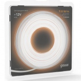 Лента светодиодная Gauss 2835/120-SMD 9.6W/m 12V DC теплый белый IP20 (упаковка 5м)