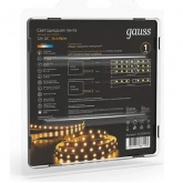 Лента светодиодная Gauss 5050/60-SMD 14.4W/m 12V DC теплый белый IP20 (упаковка 5м)