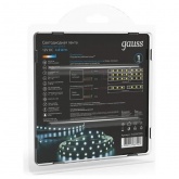Лента светодиодная Gauss 2835/60-SMD 4.8W/m 12V DC холодный белый IP20 (упаковка 5м)
