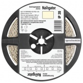 Светодиодная лента Navigator 71 699 NLS-5730WW60-30-IP20-12V R5 30W 3000K (бухта 5m)
