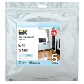 Лента светодиодная ИЭК LED LSR 2835 W 120Led/m 9,6W/m 12V IP20 6500K холодный дневной (упаковка 5м)