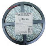 Светодиодная лента Foton FL-Strip 2835-SW60-CW 12W/m 6500K 12V 1250lm/m IP65 холодный белый 10x5m