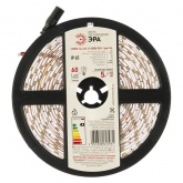 Светодиодная лента ЭРА LS5050-14,4-60LED-12-6500K-IP65-5m 14,4W/m 12V холодный белый 5055398613931