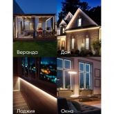 Светодиодная лента ЭРА LS2835-60LED-IP65-WW-eco-5m 4,8W/m 12V теплый белый 5056183759803