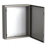 Щит из нержавеющей стали влагозащищенный ИЭК TITAN5 ЩМП 600х400х250мм с монтажной платой IP66