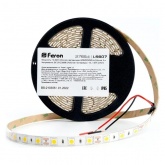 Светодиодная лента Feron LS607 60SMD(5050) 14.4W/m 12V IP65 5000х10х3.8mm 3000К теплый белый