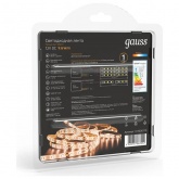 Лента светодиодная Gauss 2835/120-SMD 9.6W/m 12V DC теплый белый IP66 (упаковка 5м)