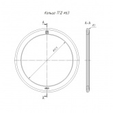 Кольцо уплотнительное Промрукав для двустенной трубы d63 мм (упаковка 12шт)