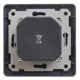 Термостат электронный теплого пола с датчиком +5 +50C 10A в сборе SE Glossa, шоколад