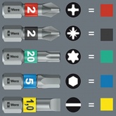 Бита шлицевая из нержавеющей стали 0.8 x 5.5 x 25mm Wera 3800/1 TS