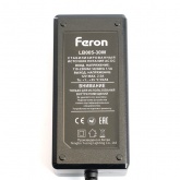 Блок питания Feron LB005 30W 12V IP20 для светодиодной ленты 107х47х30мм