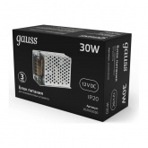 Блок питания для светодиодной ленты Gauss LED Strip PS 30W 12V IP20