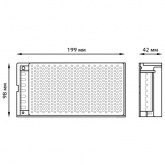 Блок питания для светодиодной ленты Gauss LED Strip PS 150W 12V IP20