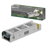 Блок питания TDM 250W 12V IP20 для светодиодных лент и модулей DC узкий металлический корпус