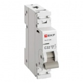 Автоматический выключатель EKF PROxima ВА 47-63N 32А 1P C 4,5кА (автомат электрический)