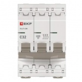 Автоматический выключатель EKF PROxima ВА 47-63N 32А 3P C 4,5кА (автомат электрический)