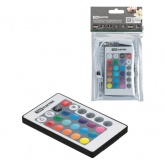 Контроллер для светодиодных лент и модулей TDM RGB-IR 72W 12V 6A IP20, 3 канала, пульт 24 кнопки