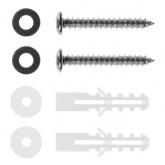Светильник светодиодный уличный настенный TDM Тубо 2x6W 4000K H252mm алюминий/черный вверх/вниз IP65