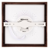 Светильник светодиодный TDM накладной квадрат Даунлайт СПО 18 Вт 4000К (венге) 225х225х32мм