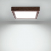 Светильник светодиодный TDM накладной квадрат Даунлайт СПО 18 Вт 4000К (венге) 225х225х32мм