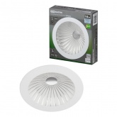 Светильник встраиваемый TDM LED Деко 06 10W 4000K круглый, хром/белый IP44 d155/D170x42mm