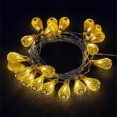 Гирлянда TDM на солнечной батарее ССГ Бусины 4 м, 20 LED желтый IP54