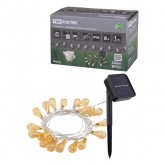 Гирлянда TDM на солнечной батарее ССГ Бусины 4 м, 20 LED желтый IP54