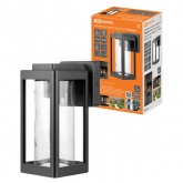 Светильник садово-парковый TDM Женева 60W E27 вниз, алюминий, прозрачн/черный