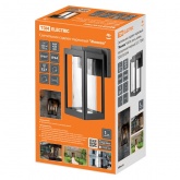 Светильник садово-парковый TDM Женева 60W E27 вниз, алюминий, прозрачн/черный