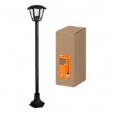 Светильник садово-парковый TDM Сити НТУ 07-60-002 У1 4-х гранник на стойке h1120 мм черный