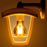 Светильник садово-парковый TDM Сити НБУ 07-60-002 У1 4-х гранник настенный вниз белый