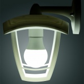 Светильник садово-парковый TDM Сити НБУ 07-60-002 У1 4-х гранник настенный вниз белый