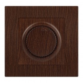 Светорегулятор Intro 600Вт поворотный 230В IP20 венге 6-401-10