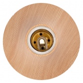 Патрон-основание TDM, керамический E27, ЭКО сосна, накладной